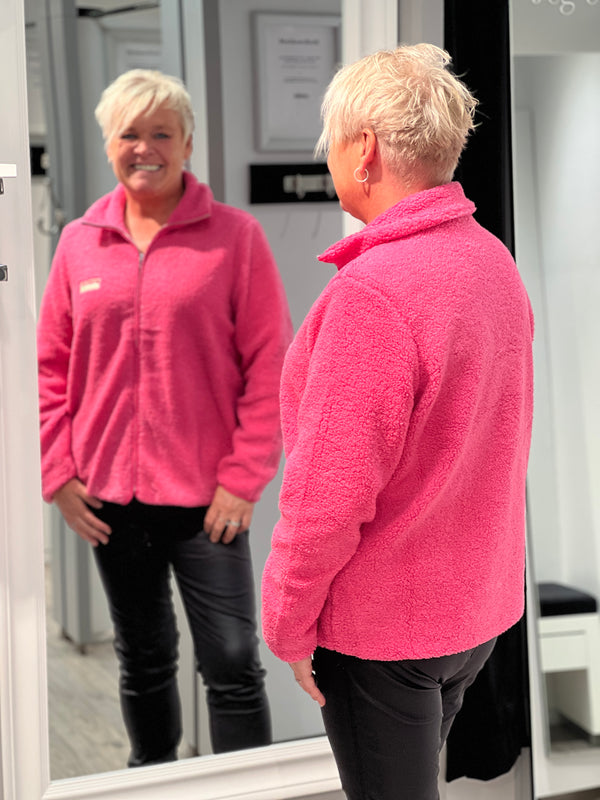 Jakke Holly Teddy Pink Lemonade